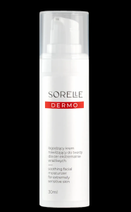SORELLE łagodzący krem nawilżający do twarzy DERMO