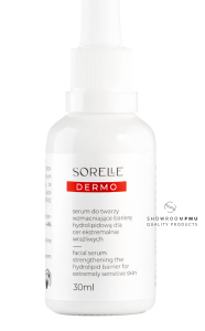SORELLE serum do twarzy wzmacniające barierę hydrolipidową dla cer ekstremalnie wrażliwych DERMO